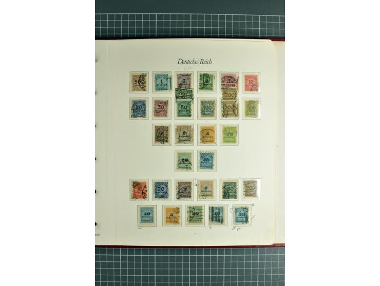1872/1945, ungebrauchte/postfrische und gestempelte Sammlung, dabei schöner Brustschildteil Mi.-Nr. 1-28 gestempelt, danach m