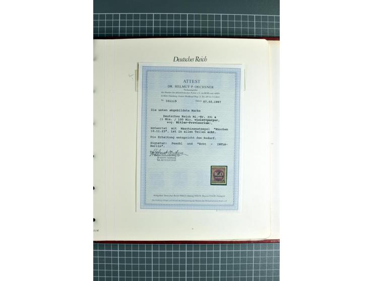 1872/1945, ungebrauchte/postfrische und gestempelte Sammlung, dabei schöner Brustschildteil Mi.-Nr. 1-28 gestempelt, danach m