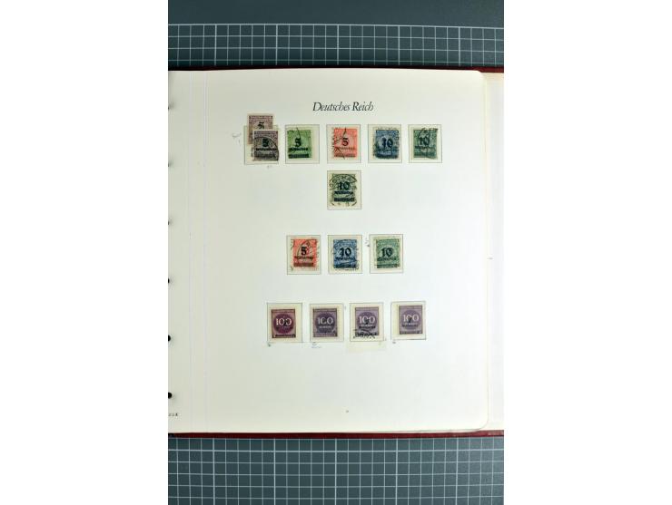 1872/1945, ungebrauchte/postfrische und gestempelte Sammlung, dabei schöner Brustschildteil Mi.-Nr. 1-28 gestempelt, danach m