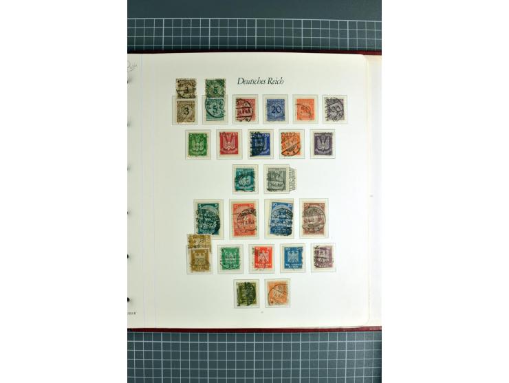 1872/1945, ungebrauchte/postfrische und gestempelte Sammlung, dabei schöner Brustschildteil Mi.-Nr. 1-28 gestempelt, danach m