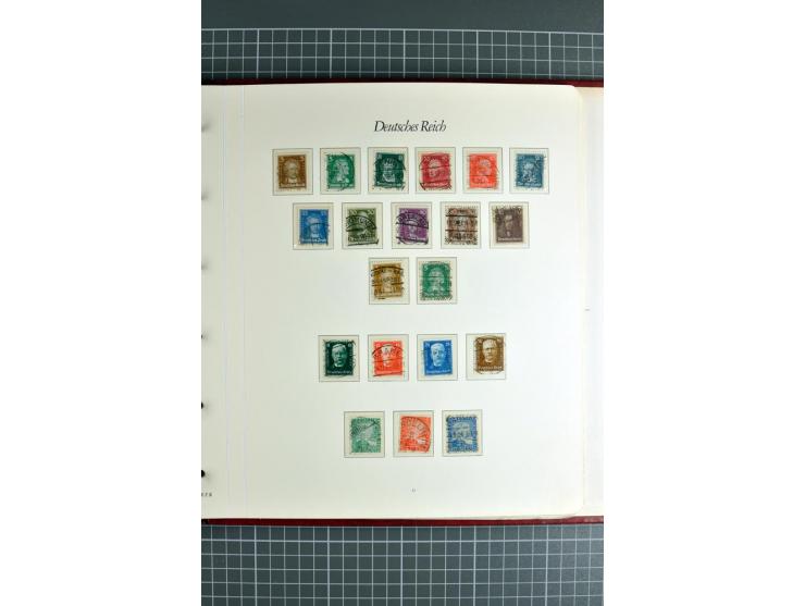 1872/1945, ungebrauchte/postfrische und gestempelte Sammlung, dabei schöner Brustschildteil Mi.-Nr. 1-28 gestempelt, danach m
