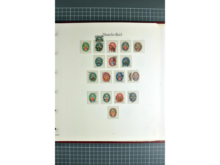 1872/1945, ungebrauchte/postfrische und gestempelte Sammlung, dabei schöner Brustschildteil Mi.-Nr. 1-28 gestempelt, danach m