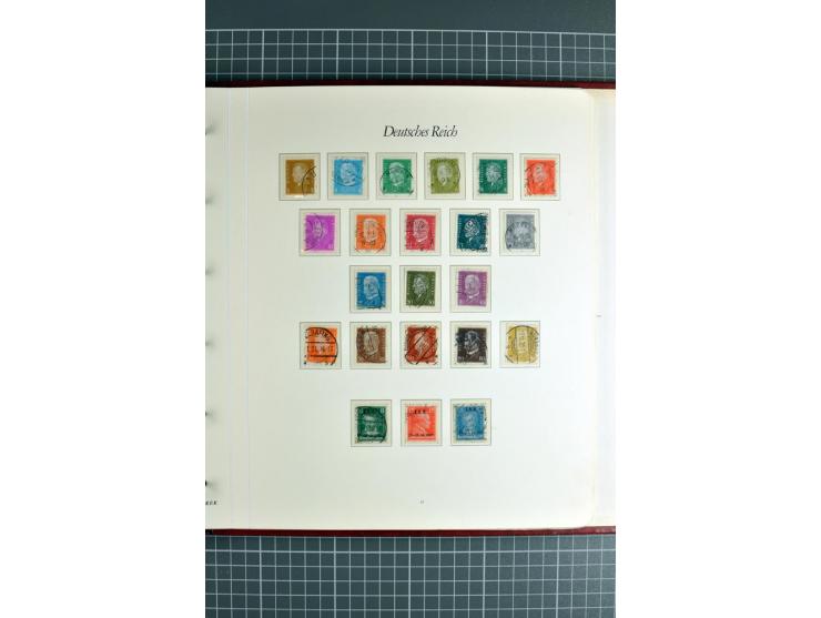1872/1945, ungebrauchte/postfrische und gestempelte Sammlung, dabei schöner Brustschildteil Mi.-Nr. 1-28 gestempelt, danach m
