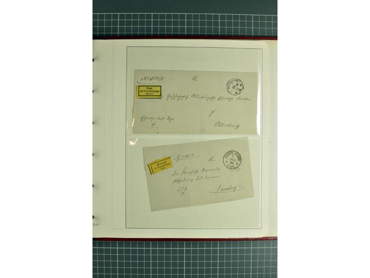 1872/1945, ungebrauchte/postfrische und gestempelte Sammlung, dabei schöner Brustschildteil Mi.-Nr. 1-28 gestempelt, danach m