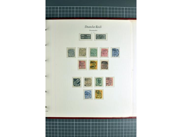 1872/1945, ungebrauchte/postfrische und gestempelte Sammlung, dabei schöner Brustschildteil Mi.-Nr. 1-28 gestempelt, danach m