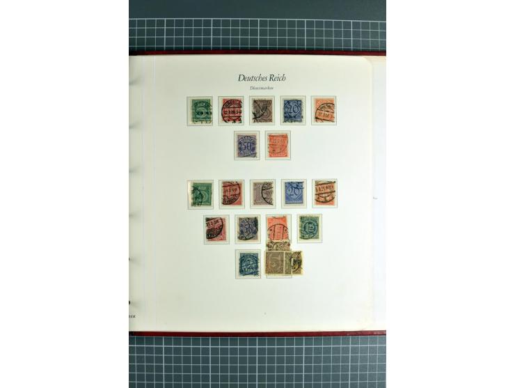 1872/1945, ungebrauchte/postfrische und gestempelte Sammlung, dabei schöner Brustschildteil Mi.-Nr. 1-28 gestempelt, danach m