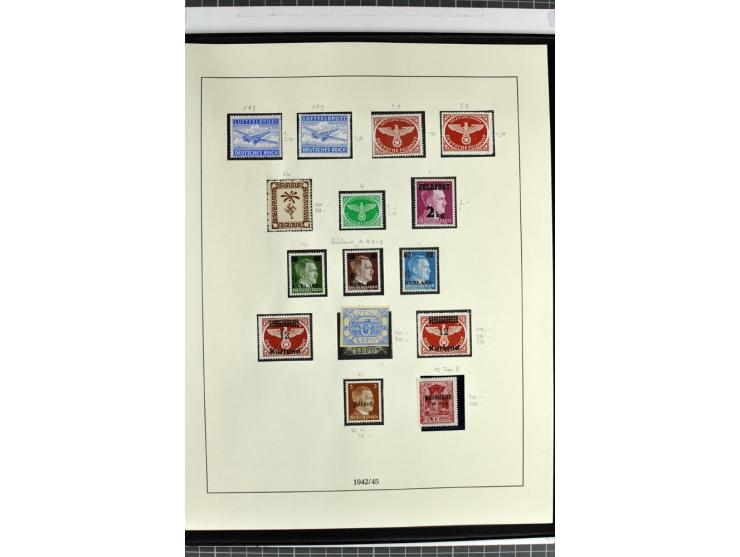 1872/45, anfangs gestempelte, sonst ungebrauchte und teils postfrische, weitgehend komplette Sammlung, dabei auch 151Y sowie 