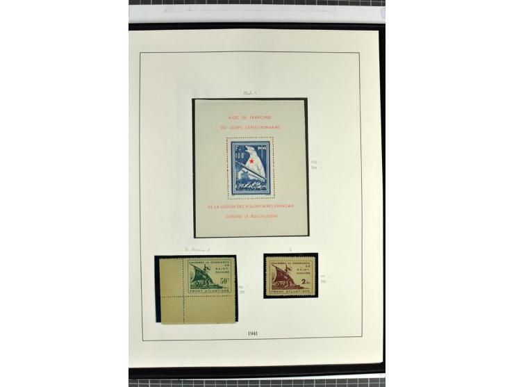 1872/45, anfangs gestempelte, sonst ungebrauchte und teils postfrische, weitgehend komplette Sammlung, dabei auch 151Y sowie 