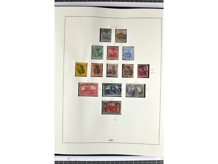 1872/45, anfangs gestempelte, sonst ungebrauchte und teils postfrische, weitgehend komplette Sammlung, dabei auch 151Y sowie 