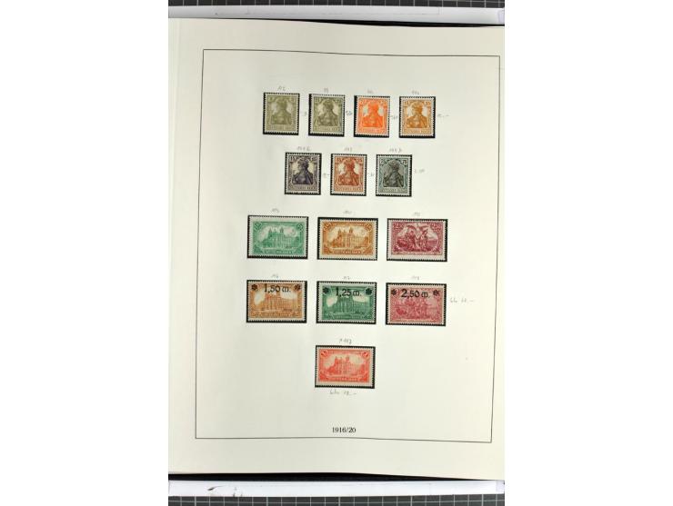 1872/45, anfangs gestempelte, sonst ungebrauchte und teils postfrische, weitgehend komplette Sammlung, dabei auch 151Y sowie 
