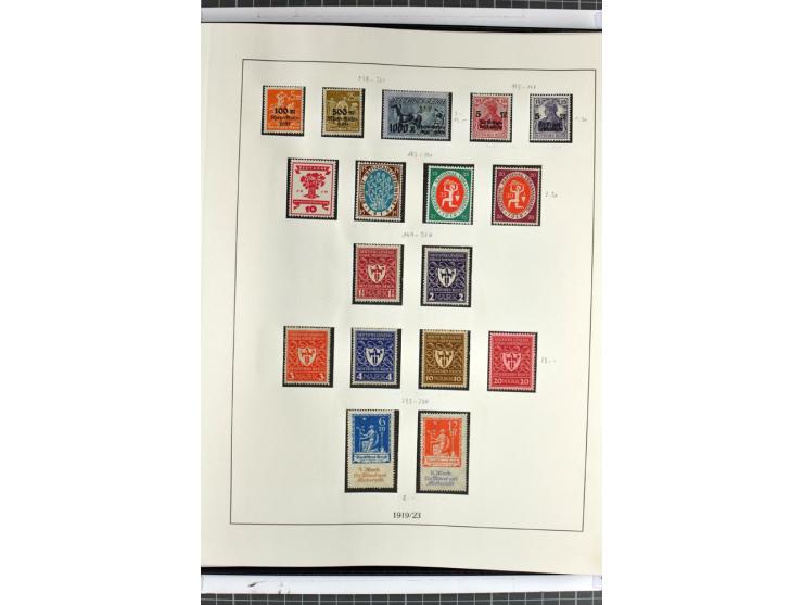 1872/45, anfangs gestempelte, sonst ungebrauchte und teils postfrische, weitgehend komplette Sammlung, dabei auch 151Y sowie 