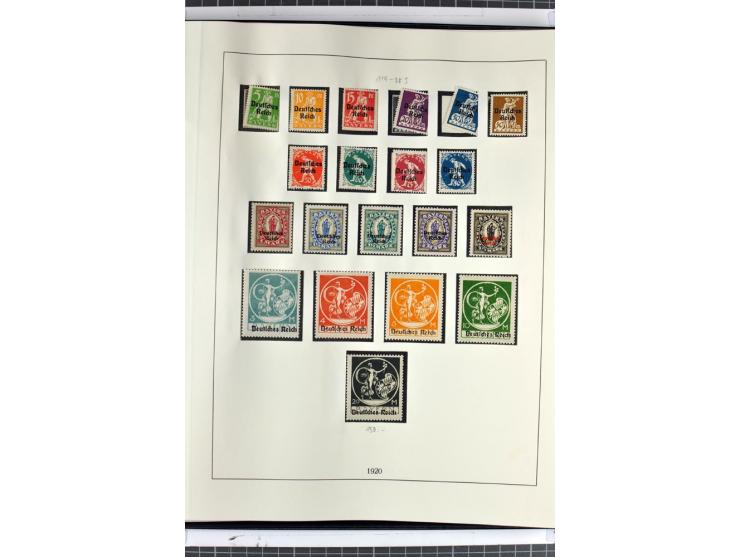 1872/45, anfangs gestempelte, sonst ungebrauchte und teils postfrische, weitgehend komplette Sammlung, dabei auch 151Y sowie 