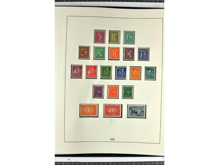 1872/45, anfangs gestempelte, sonst ungebrauchte und teils postfrische, weitgehend komplette Sammlung, dabei auch 151Y sowie 