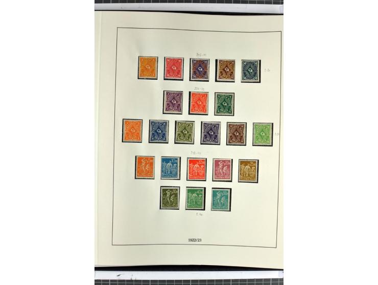 1872/45, anfangs gestempelte, sonst ungebrauchte und teils postfrische, weitgehend komplette Sammlung, dabei auch 151Y sowie 