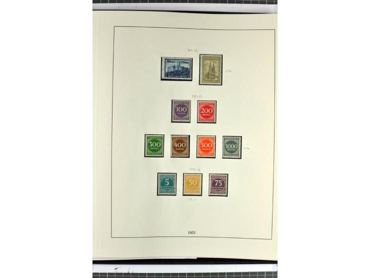 1872/45, anfangs gestempelte, sonst ungebrauchte und teils postfrische, weitgehend komplette Sammlung, dabei auch 151Y sowie 