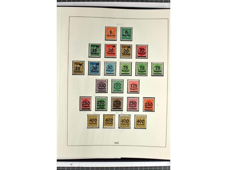 1872/45, anfangs gestempelte, sonst ungebrauchte und teils postfrische, weitgehend komplette Sammlung, dabei auch 151Y sowie 