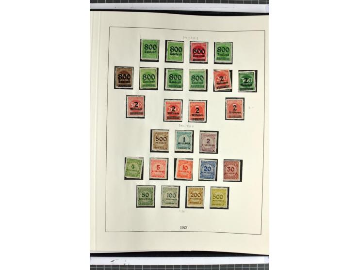1872/45, anfangs gestempelte, sonst ungebrauchte und teils postfrische, weitgehend komplette Sammlung, dabei auch 151Y sowie 