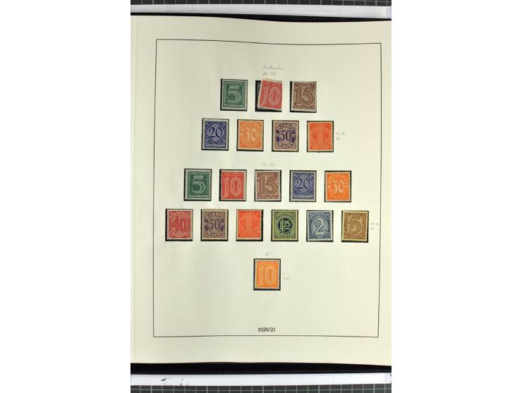 1872/45, anfangs gestempelte, sonst ungebrauchte und teils postfrische, weitgehend komplette Sammlung, dabei auch 151Y sowie 