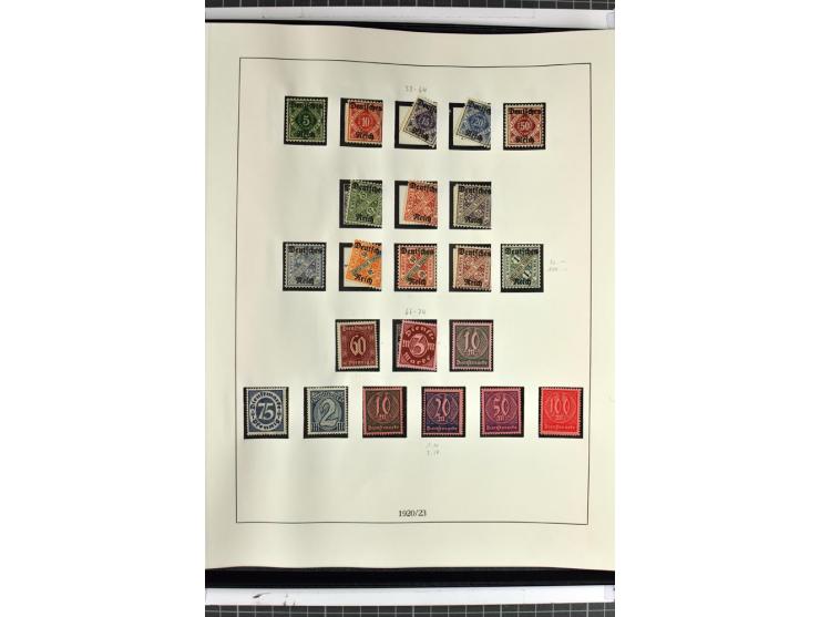 1872/45, anfangs gestempelte, sonst ungebrauchte und teils postfrische, weitgehend komplette Sammlung, dabei auch 151Y sowie 