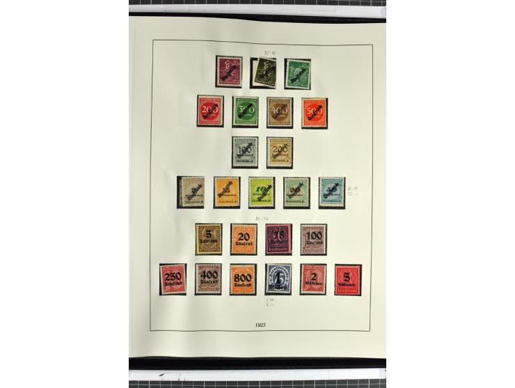 1872/45, anfangs gestempelte, sonst ungebrauchte und teils postfrische, weitgehend komplette Sammlung, dabei auch 151Y sowie 