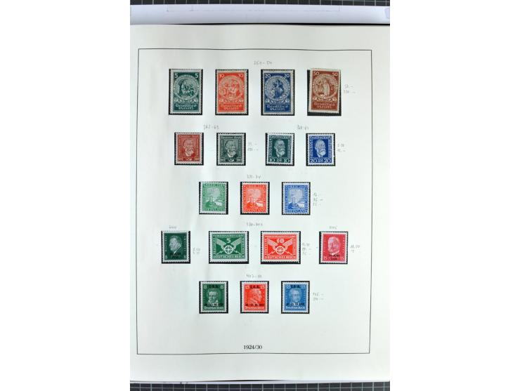 1872/45, anfangs gestempelte, sonst ungebrauchte und teils postfrische, weitgehend komplette Sammlung, dabei auch 151Y sowie 
