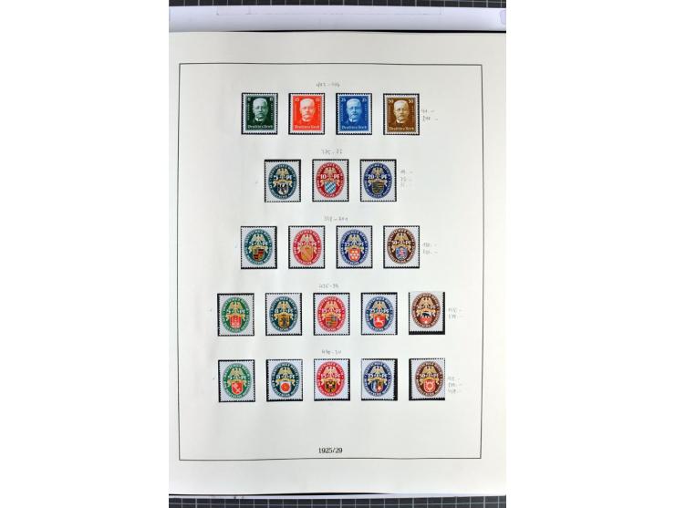 1872/45, anfangs gestempelte, sonst ungebrauchte und teils postfrische, weitgehend komplette Sammlung, dabei auch 151Y sowie 