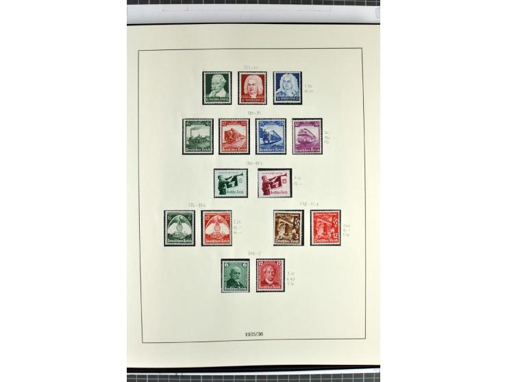 1872/45, anfangs gestempelte, sonst ungebrauchte und teils postfrische, weitgehend komplette Sammlung, dabei auch 151Y sowie 