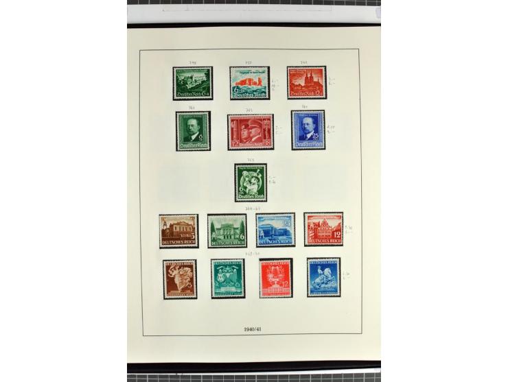 1872/45, anfangs gestempelte, sonst ungebrauchte und teils postfrische, weitgehend komplette Sammlung, dabei auch 151Y sowie 