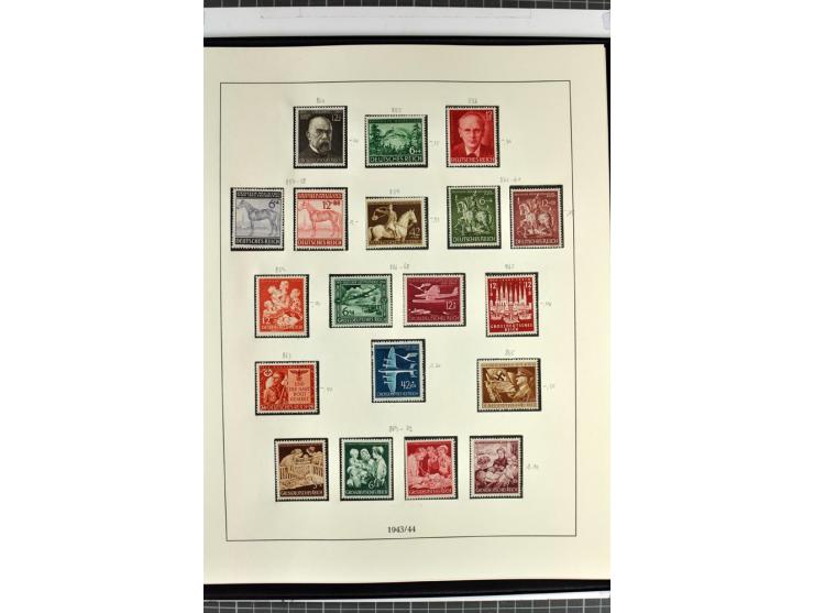 1872/45, anfangs gestempelte, sonst ungebrauchte und teils postfrische, weitgehend komplette Sammlung, dabei auch 151Y sowie 