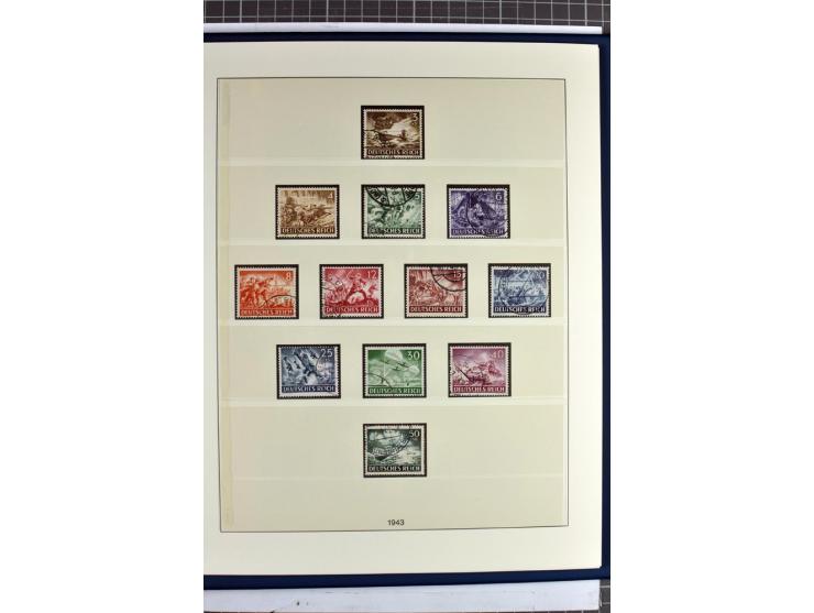 1872/1945, vorwiegend gestempelte Sammlung, beginnend mit schönem Brustschildteil, dabei Mi.-Nr. 11, 27, 28 und 29-30, danach