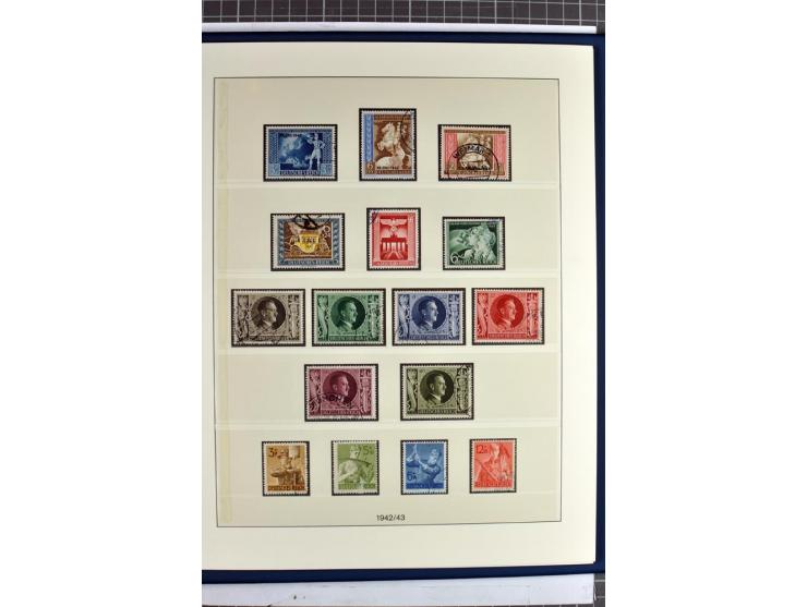 1872/1945, vorwiegend gestempelte Sammlung, beginnend mit schönem Brustschildteil, dabei Mi.-Nr. 11, 27, 28 und 29-30, danach