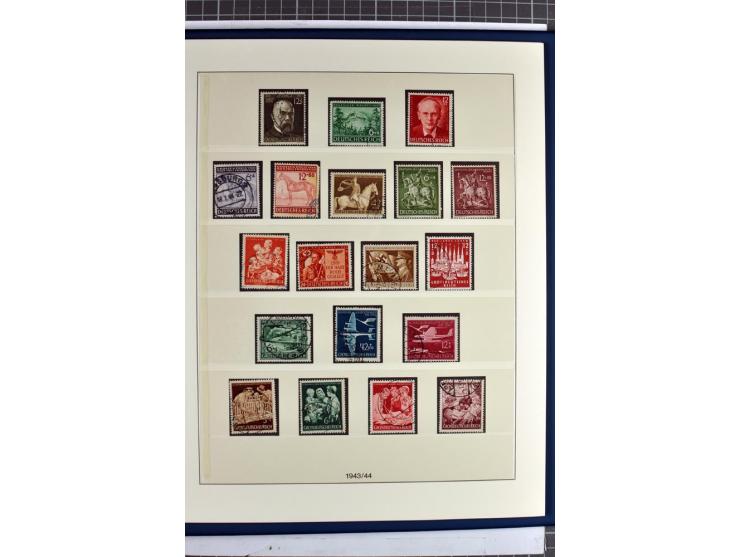 1872/1945, vorwiegend gestempelte Sammlung, beginnend mit schönem Brustschildteil, dabei Mi.-Nr. 11, 27, 28 und 29-30, danach