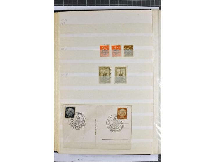 1872/1945, vorwiegend gestempelte Sammlung, beginnend mit schönem Brustschildteil, dabei Mi.-Nr. 11, 27, 28 und 29-30, danach