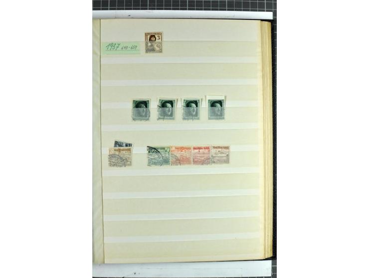 1872/1945, vorwiegend gestempelte Sammlung, beginnend mit schönem Brustschildteil, dabei Mi.-Nr. 11, 27, 28 und 29-30, danach