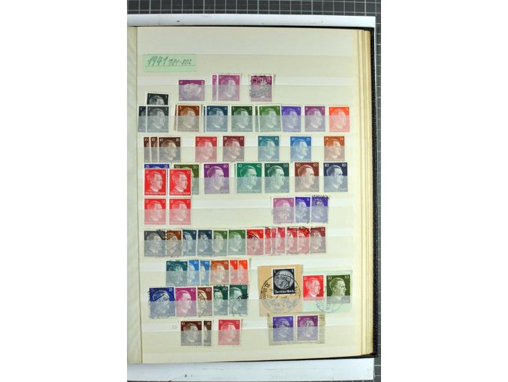 1872/1945, vorwiegend gestempelte Sammlung, beginnend mit schönem Brustschildteil, dabei Mi.-Nr. 11, 27, 28 und 29-30, danach
