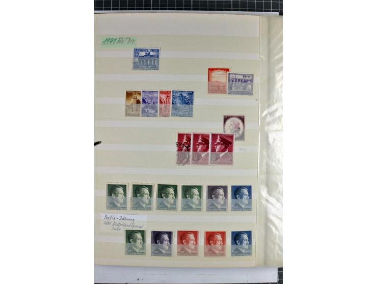 1872/1945, vorwiegend gestempelte Sammlung, beginnend mit schönem Brustschildteil, dabei Mi.-Nr. 11, 27, 28 und 29-30, danach