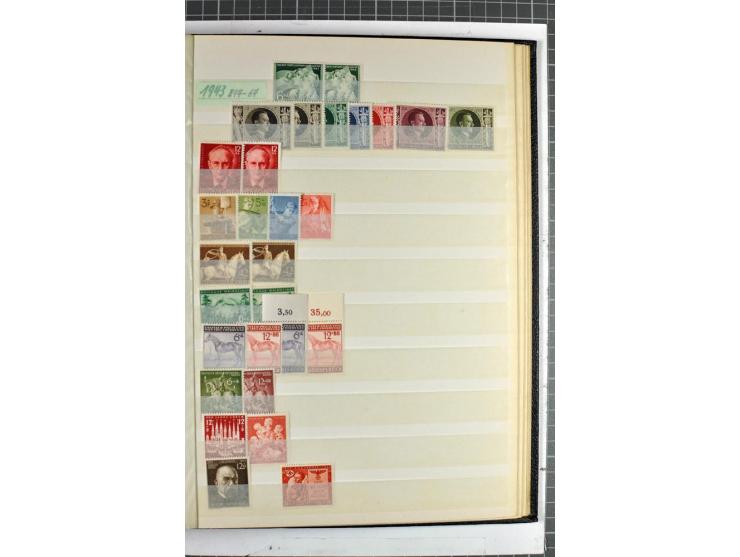 1872/1945, vorwiegend gestempelte Sammlung, beginnend mit schönem Brustschildteil, dabei Mi.-Nr. 11, 27, 28 und 29-30, danach