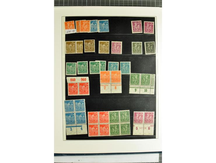 1872/1945, vorwiegend gestempelte Sammlung, beginnend mit schönem Brustschildteil, dabei Mi.-Nr. 11, 27, 28 und 29-30, danach