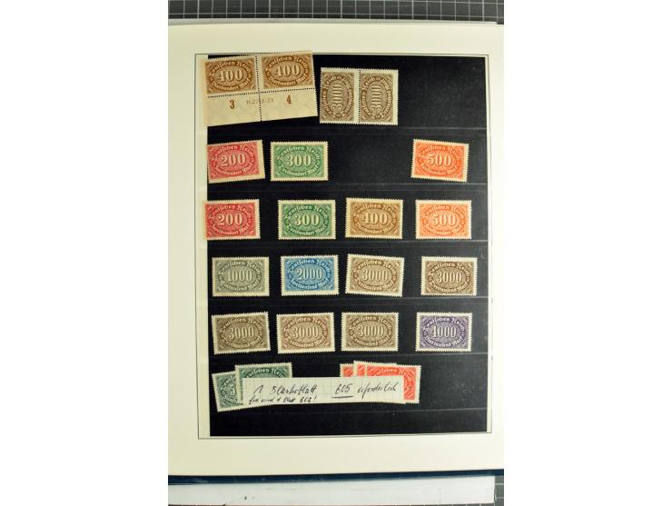 1872/1945, vorwiegend gestempelte Sammlung, beginnend mit schönem Brustschildteil, dabei Mi.-Nr. 11, 27, 28 und 29-30, danach