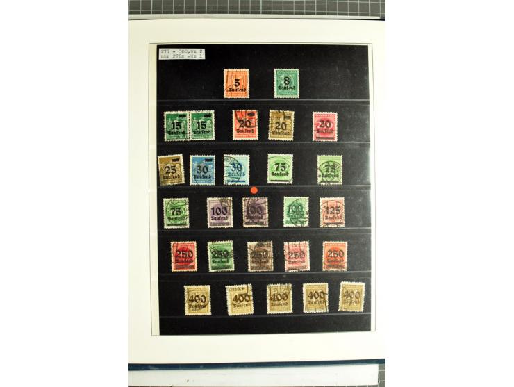 1872/1945, vorwiegend gestempelte Sammlung, beginnend mit schönem Brustschildteil, dabei Mi.-Nr. 11, 27, 28 und 29-30, danach