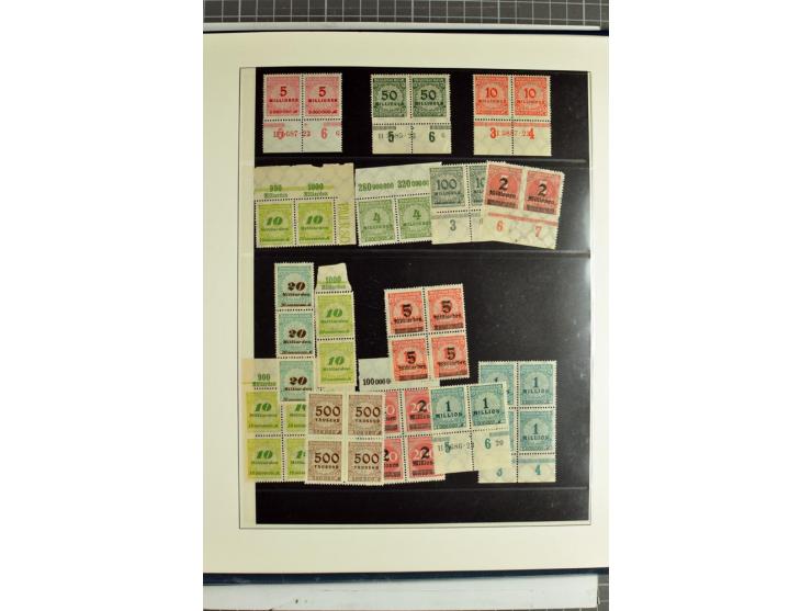 1872/1945, vorwiegend gestempelte Sammlung, beginnend mit schönem Brustschildteil, dabei Mi.-Nr. 11, 27, 28 und 29-30, danach