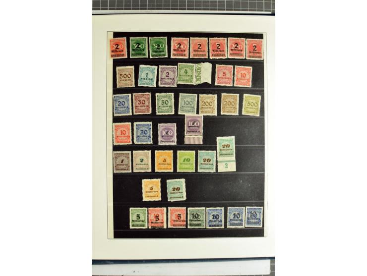 1872/1945, vorwiegend gestempelte Sammlung, beginnend mit schönem Brustschildteil, dabei Mi.-Nr. 11, 27, 28 und 29-30, danach