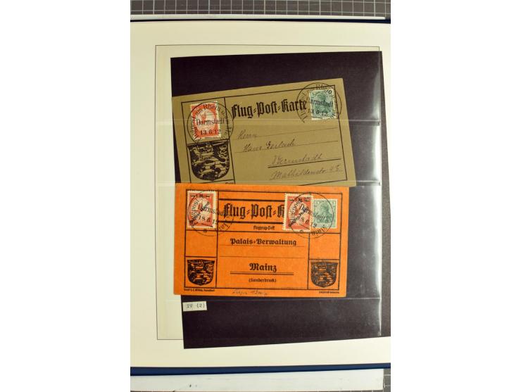 1872/1945, vorwiegend gestempelte Sammlung, beginnend mit schönem Brustschildteil, dabei Mi.-Nr. 11, 27, 28 und 29-30, danach