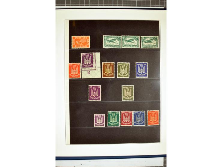 1872/1945, vorwiegend gestempelte Sammlung, beginnend mit schönem Brustschildteil, dabei Mi.-Nr. 11, 27, 28 und 29-30, danach
