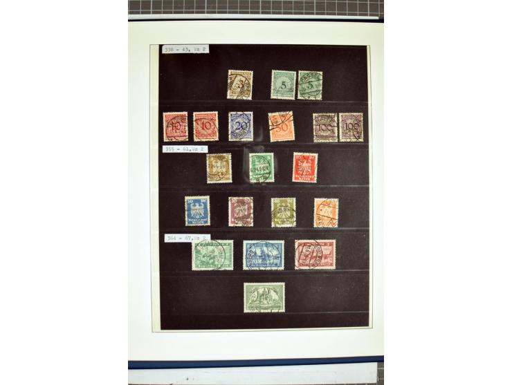 1872/1945, vorwiegend gestempelte Sammlung, beginnend mit schönem Brustschildteil, dabei Mi.-Nr. 11, 27, 28 und 29-30, danach