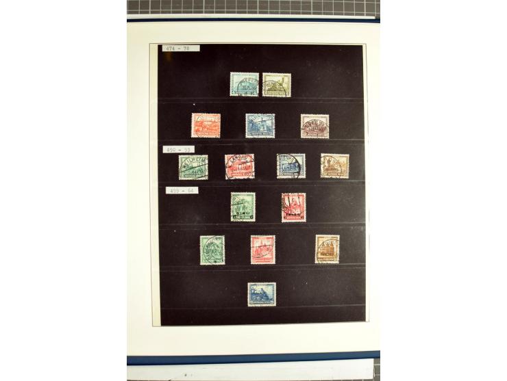 1872/1945, vorwiegend gestempelte Sammlung, beginnend mit schönem Brustschildteil, dabei Mi.-Nr. 11, 27, 28 und 29-30, danach