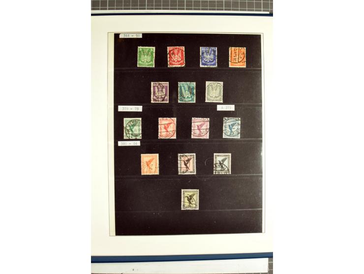 1872/1945, vorwiegend gestempelte Sammlung, beginnend mit schönem Brustschildteil, dabei Mi.-Nr. 11, 27, 28 und 29-30, danach