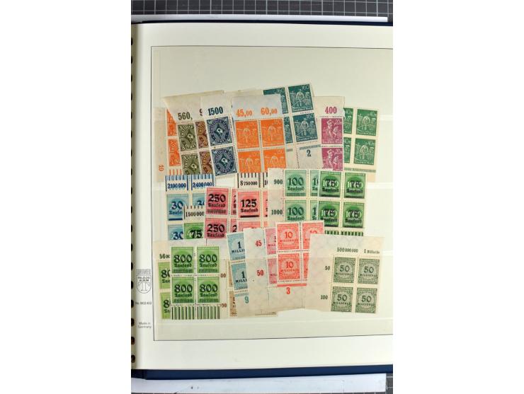 1872/1945, vorwiegend gestempelte Sammlung, beginnend mit schönem Brustschildteil, dabei Mi.-Nr. 11, 27, 28 und 29-30, danach