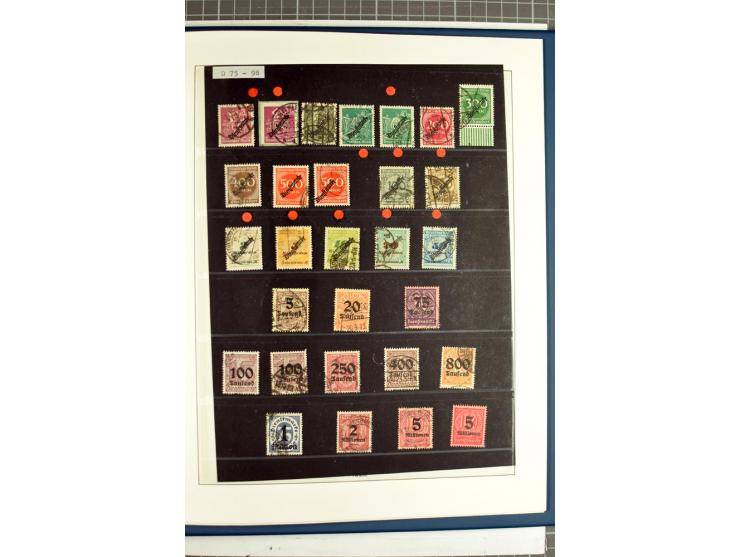 1872/1945, vorwiegend gestempelte Sammlung, beginnend mit schönem Brustschildteil, dabei Mi.-Nr. 11, 27, 28 und 29-30, danach