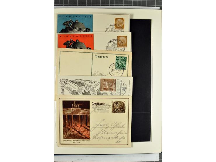 1872/1945, vorwiegend gestempelte Sammlung, beginnend mit schönem Brustschildteil, dabei Mi.-Nr. 11, 27, 28 und 29-30, danach